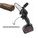 Ver imagem 4 de Mini Serra Elétrica Portátil Recarregável com 2 Baterias 48v