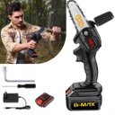 Ver imagem 3 de Mini Serra Elétrica Portátil Recarregável com 2 Baterias 48v