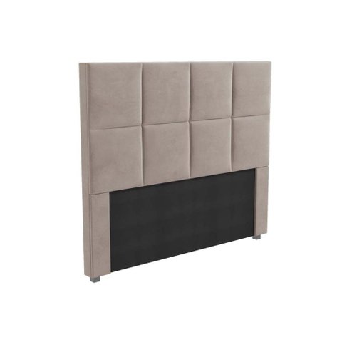 Cabeceira Cama Box Estofada Casal Cab011 Suede Cinza - Kappesberg