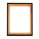 Ver imagem 2 de Moldura Filete Preta 50x70 Cm com Chassi para Canvas