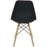 Kit 10 Cadeiras Charles Eames Eiffel Wood Design Preta - 3