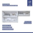 Ver imagem 5 de Lavanderia Modulada França 2 Armários Aéreos Kaiki Móveis Branco
