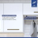 Ver mais imagens de Lavanderia Modulada França 2 Armários Aéreos Kaiki Móveis Branco