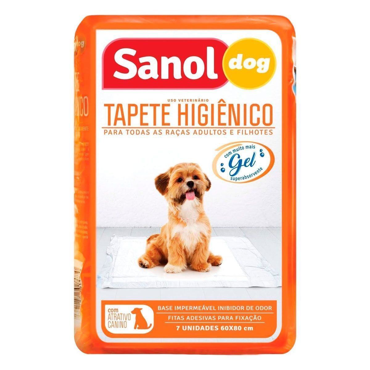 Tapete Higiênico Descartável para Cães 60x80 Sanol Dog