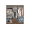 Ver imagem 3 de Guarda Roupa 6 Portas (2 C/ Espelho) e 3 Gavetas Caju Da136 Branco - Henn