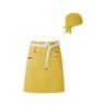 Avental de Cintura e Touca Amarelo Bar Spa Bistro Vegano - 1
