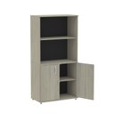 Ver imagem 6 de Armário Misto 02 Portas Pivotante AM1600MX-33 Marrom/Nogueira Casablanca