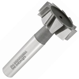 Fresa para Rasgo de Chaveta Haste Cilíndrica, Dentes Cruzados Tipo Woodruff - Med. 22,5 X 4,0mm -