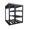 Adega de Mesa Strassis Design Sd-3030 Metal e Mdf Preta - 2
