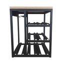 Ver imagem 4 de Adega de Mesa Strassis Design Sd-3030 Metal e Mdf Preta