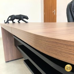 Mesa Diretor para Escritório em L em Tamburato 5 Cm Ld - 16