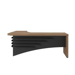 Mesa Diretor para Escritório em L em Tamburato 5 Cm Ld - 18