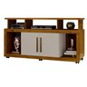 Rack para TV até 55 Polegadas com Rodízios e 2 Portas Star 135x70cm - 1