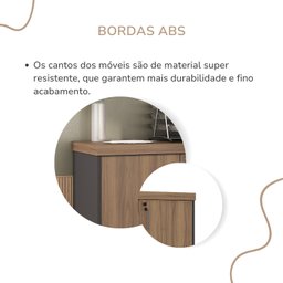 Armário Executivo para Escritório Baixo 2 Portas com Chave Tamburato - 9