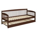 Ver imagem 6 de Sofá-cama com Cama Auxiliar de Madeira Maciça para Colchão 78x188cm Multimóveis Cr35275