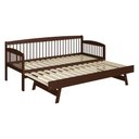 Ver imagem 4 de Sofá-cama com Cama Auxiliar de Madeira Maciça para Colchão 78x188cm Multimóveis Cr35275