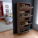 Ver imagem 3 de Sapateira Organizador Lunna 4 Gavetas - 1,50x65cm