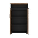 Ver imagem 3 de Armário para Escritório Alto 2 Portas com Nicho e Chave em Tamburato 50mm