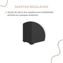 Ver imagem 7 de Armário para Escritório Alto 2 Portas com Nicho e Chave em Tamburato 50mm Marrom Artany