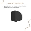 Ver imagem 7 de Armário para Escritório Alto 2 Portas com Nicho e Chave em Tamburato 50mm