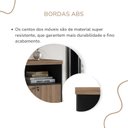 Ver mais imagens de Armário para Escritório Alto 2 Portas com Nicho e Chave em Tamburato 50mm