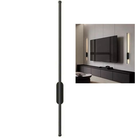 Luminaria Arandela Led Perfil 3 em 1 Slim Luz Indireta Parede Sala Quarto Decoraçao Minimalista Ilum