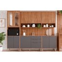 Ver imagem 1 de Kit Modulado 7 Peças Divina CZ609 Cinamomo/Titanium MGM