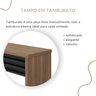 Mesa Elegante para Escritório Executivo 1600 Cm em Tamburato 5 Cm - 8