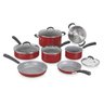Conjunto de Panelas Cuisinart Antiaderente Ceramica Xt Vermelho 11 Peças 54c-11r - 4