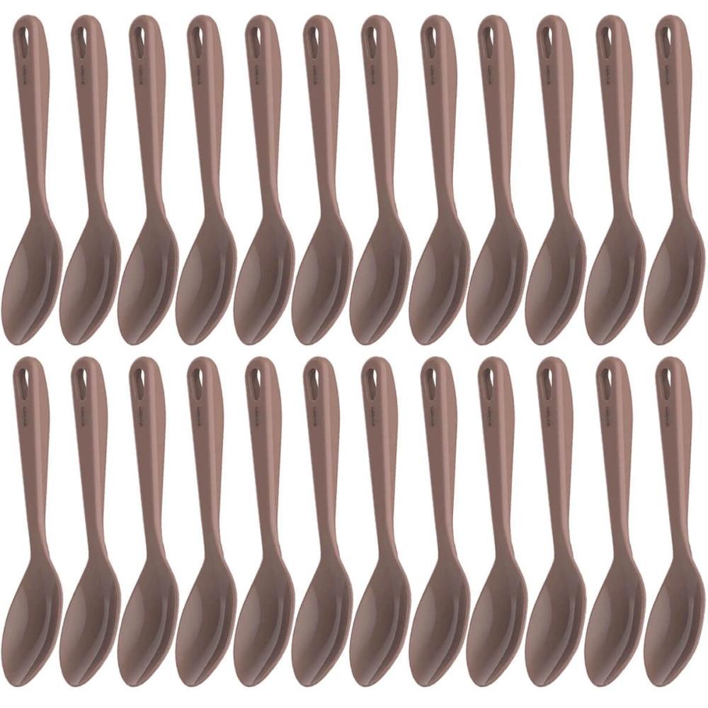 24 Colheres para Servir de Nylon Amêndoa Cozinha Arroz Molho Kitch Crippa - 1