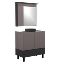 Ver imagem 1 de Conjunto Gabinete para Banheiro com Pé Jessé 80 Cm