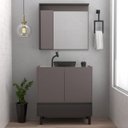 Ver imagem 2 de Conjunto Gabinete para Banheiro com Pé Jessé 80 Cm