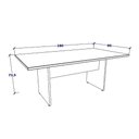 Ver imagem 2 de Mesa de Reunião 1,80m Escritório Corporativo F5 Office