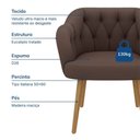 Ver imagem 6 de Poltrona Decorativa Bella Just Time – Veludo