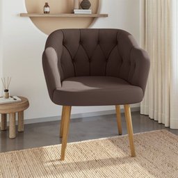 Poltrona Decorativa Bella em Veludo Just Time - 2