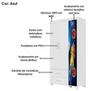 Ver imagem 4 de Guarda Roupa Infantil 3 Portas 2 Gavetas Mdf 89 Cm Livia Azul Decmade