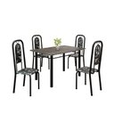 Ver imagem 2 de Conjunto Sala de Jantar com 4 Cadeiras Lara Preto