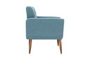 Ver imagem 4 de Poltrona Decorativa Havana Boucle Azul F495 - Matrix