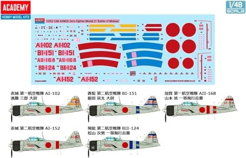 Academy 12352 1/48 Aviação Naval Japonesa Zero Tipo 21 - Modelo Plástico - 9