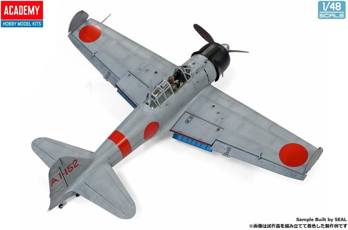 Academy 12352 1/48 Aviação Naval Japonesa Zero Tipo 21 - Modelo Plástico - 8