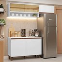 Ver imagem 1 de Armário de Cozinha Compacta 190cm Reims Madesa 07 Branco