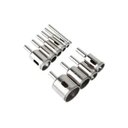 Ver imagem 2 de Jogo de Brocas Serra Copo Diamantada 10pçs 6mm a 30mm