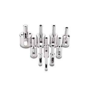 Jogo de Brocas Serra Copo Diamantada 10pçs 6mm a 30mm