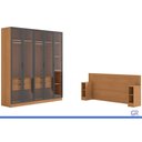Ver imagem 2 de Quarto Planejado Casal Liga 6PEÇAS 5PTS QM33 Graf