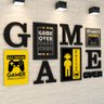 CONJUNTO QUADROS E LETRAS - GAME OVER - 1