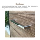 Ver imagem 7 de Gaveteiro Executivo 3 Gavetas com Rodinhas e Chave para Escritório Artany