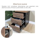 Ver mais imagens de Gaveteiro Executivo 3 Gavetas com Rodinhas e Chave para Escritório Artany