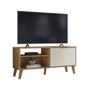 Ver imagem 5 de Rack Madri para TV até 50'' para Sala 120 cm Compacto Peternella:Nature/Off White
