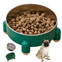 Ver imagem 3 de Comedourdo Elevado Cachorro Gato Cao Animal de Estimaçao Raçao Tigela Removivel Grande Capacidade Fa