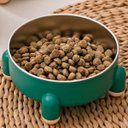 Ver imagem 6 de Comedourdo Elevado Cachorro Gato Cao Animal de Estimaçao Raçao Tigela Removivel Grande Capacidade Fa